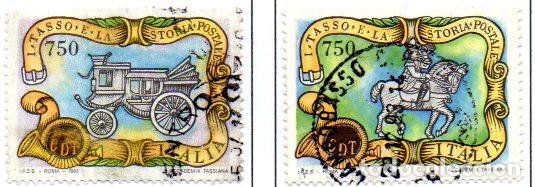 Briefmarken: ITALIA.- SELLOS DEL A&Ntilde;O 1993, EN USADOS