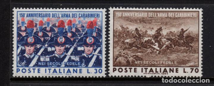 Sellos: ITALIA 904/05** - A&Ntilde;O 1963 - 150&ordm; ANIVERSARIO DEL CUERPO DE CARABINEROS