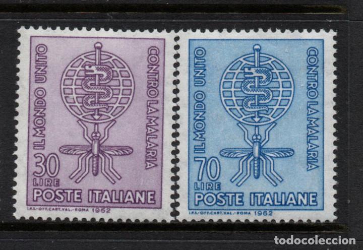 Sellos: ITALIA 876/77** - A&Ntilde;O 1962 - ERRADICACION DEL PALUDISMO