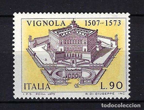 Selos: 1973 Italia MICHEL 1416 YVERT 1149 Palacio Farnesio MNH** Nuevo sin fijasellos