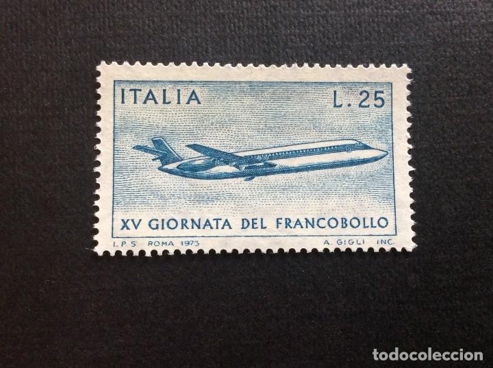 Selos: ITALIA N&ordm; YVERT 1163*** A&Ntilde;O 1973. DIA DEL SELLO. AVION