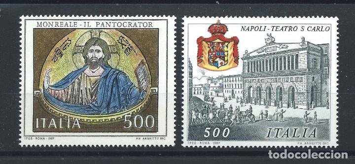 Sellos: Italie N&deg;1761/62** (MNH) 1987 - Patrimoine artistique et culturel Italien