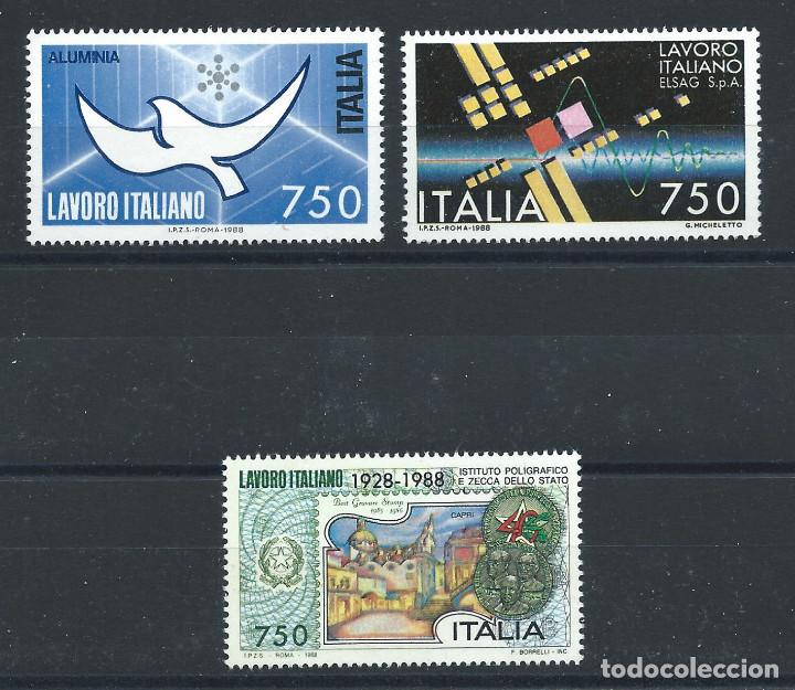 Sellos: Italie N&deg;1795/97** (MNH) 1988 - R&eacute;alisation Italiennes dans le monde