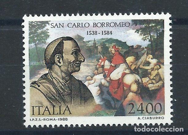 Sellos: Italie N&deg;1799** (MNH) 1988 - Saint Charles Borrom&eacute;e