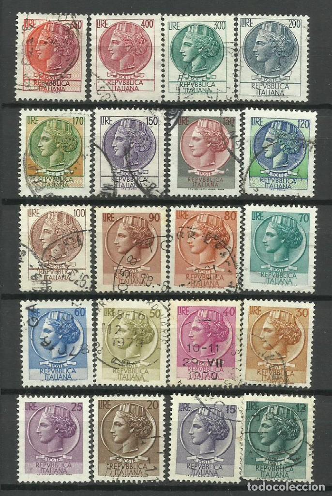 Briefmarken: ITALIA, LOTE SELLOS USADOS