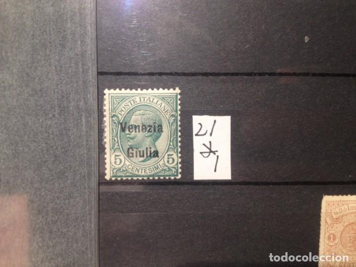 Sellos: SELLOS DE VENEZIA GIULIA. NUEVOS CON FIJASELLOS. YVERT N&ordm; 21