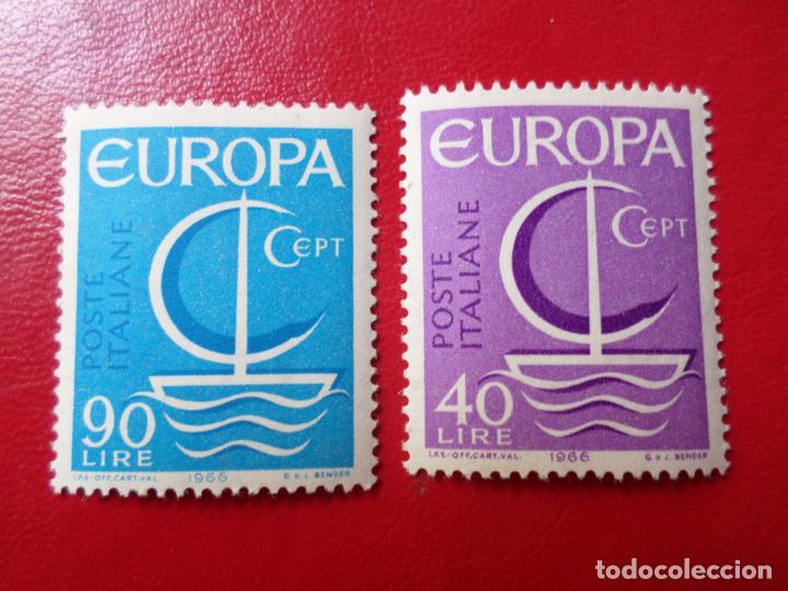 Sellos: -italia, 1966*, europa, Yvert 955/6
