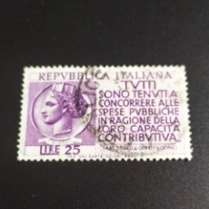 Sellos: ## ITALIA USADO 1977 CONSTITUCION ##. Lote 288950313