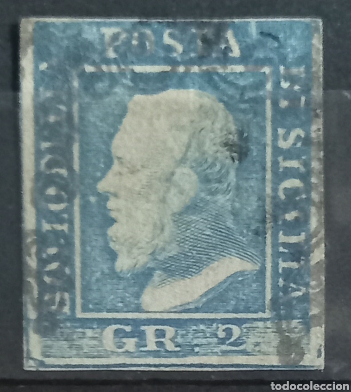 Briefmarken: Sello de Sicilia 1859