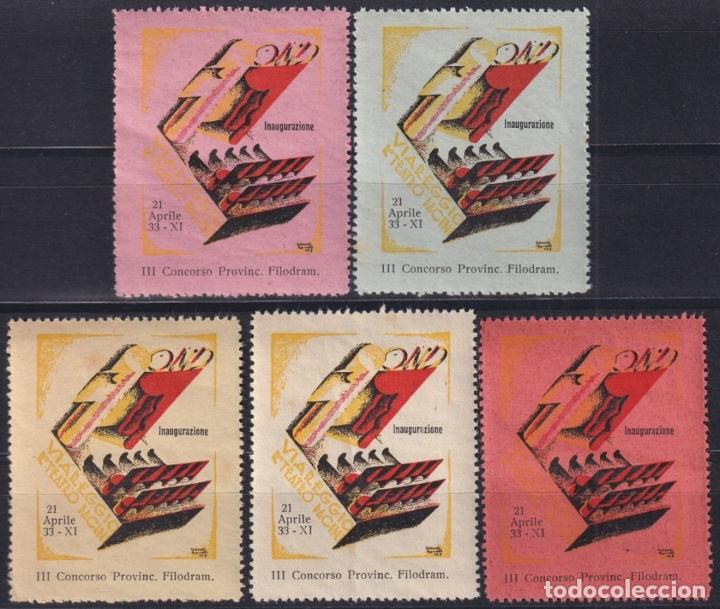 Sellos: F-EX27719 ITALY CINDERELLA VIAREGGIO THEATER ONG.