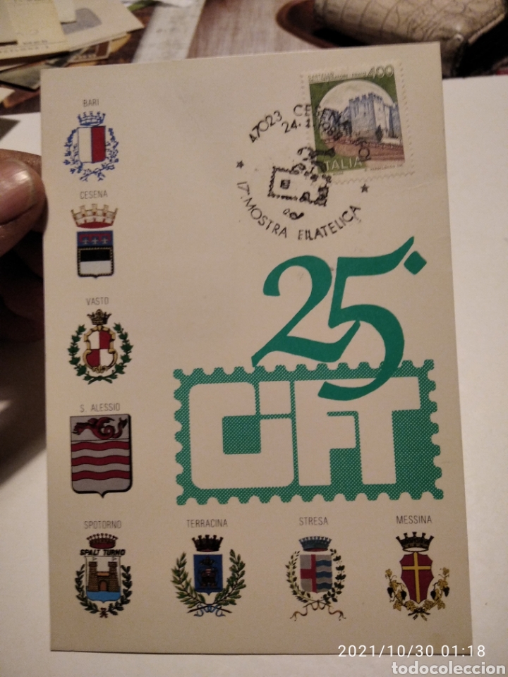 Timbres: Postal Cesena 17 Mostra filat&eacute;lica numerada 944 / 1100