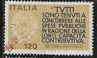 Sellos: ITALIA YVERT 1297 - Foto 1