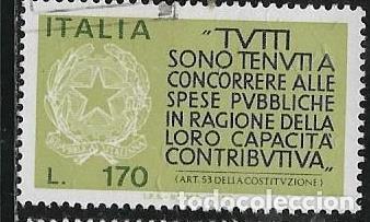Sellos: ITALIA YVERT 1298 - Foto 1