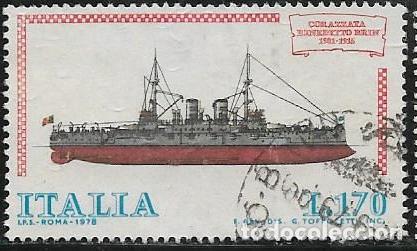 Sellos: ITALIA YVERT 1341, BARCOS - Foto 1