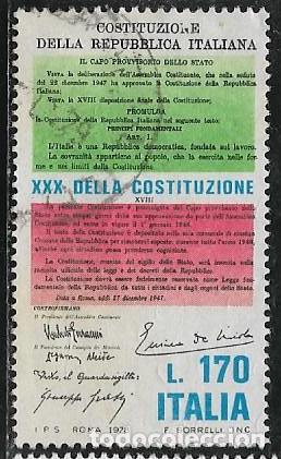 Sellos: ITALIA YVERT 1351 - Foto 1