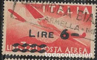 Sellos: ITALIA A&Eacute;REO YVERT 122 - Foto 1