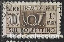 Sellos: ITALIA PAQUETER&Iacute;A YVERT 87 - Foto 1