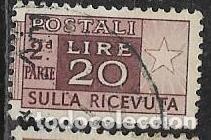 Sellos: ITALIA PAQUETER&Iacute;A YVERT 60 - Foto 1
