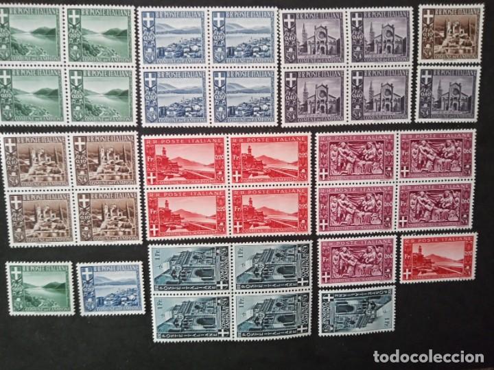 Selos: LOTE DE SELLOS ITALIANOS COMUNE DI CAMPIONE. 1940