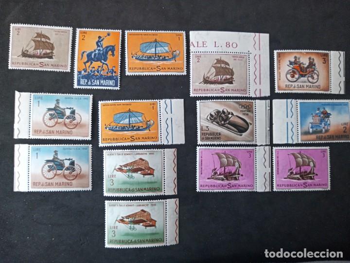 Selos: LOTE DE SELLOS DE LA REPUBLICA DE SAN MARINO