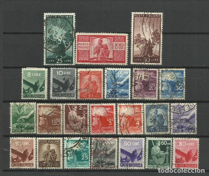 Selos: ITALIA--- - 1945 - USADO (serie completa)