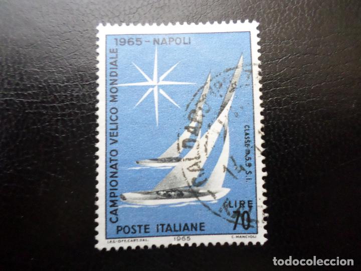 Sellos: -italia, 1965, campeonatos del mundo de navegacion a vela, Yvert 924