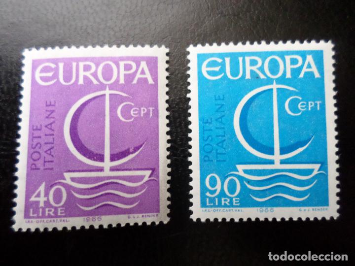 Sellos: -italia, 1966, europa, Yvert 955/6