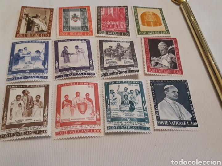 Sellos: Vaticano nuevos 19 sellos impecables lote