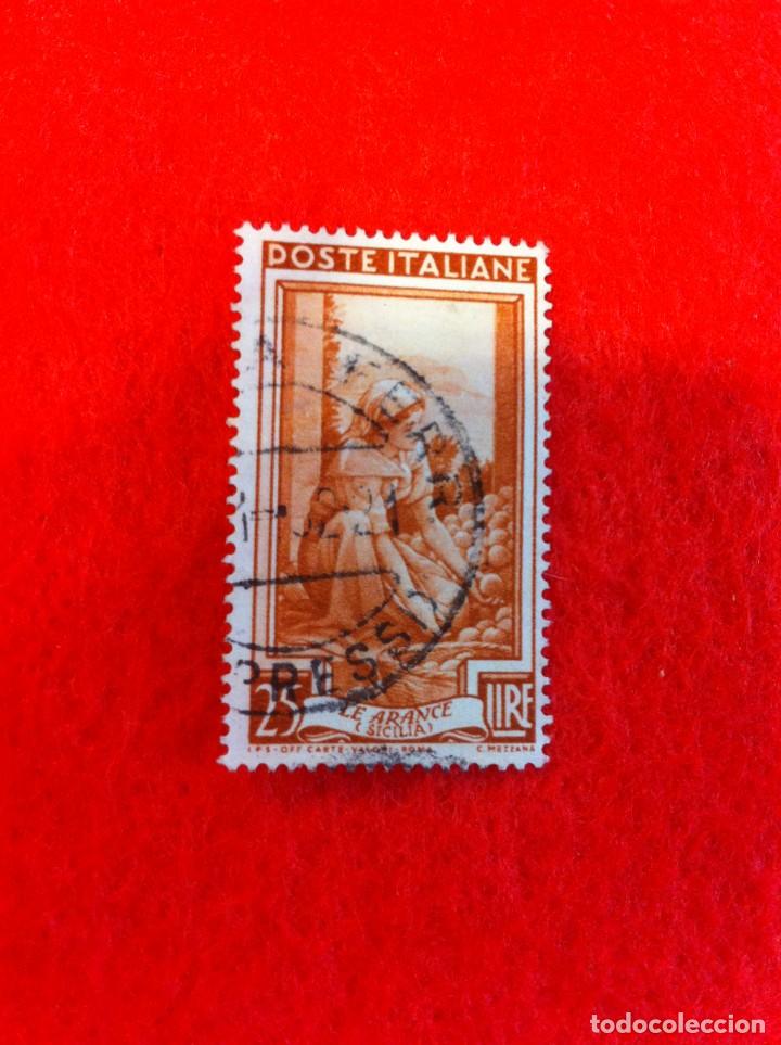 Sellos: SELLO. 1 SELLO USADO. 25 LIRE. POSTE ITALIANE