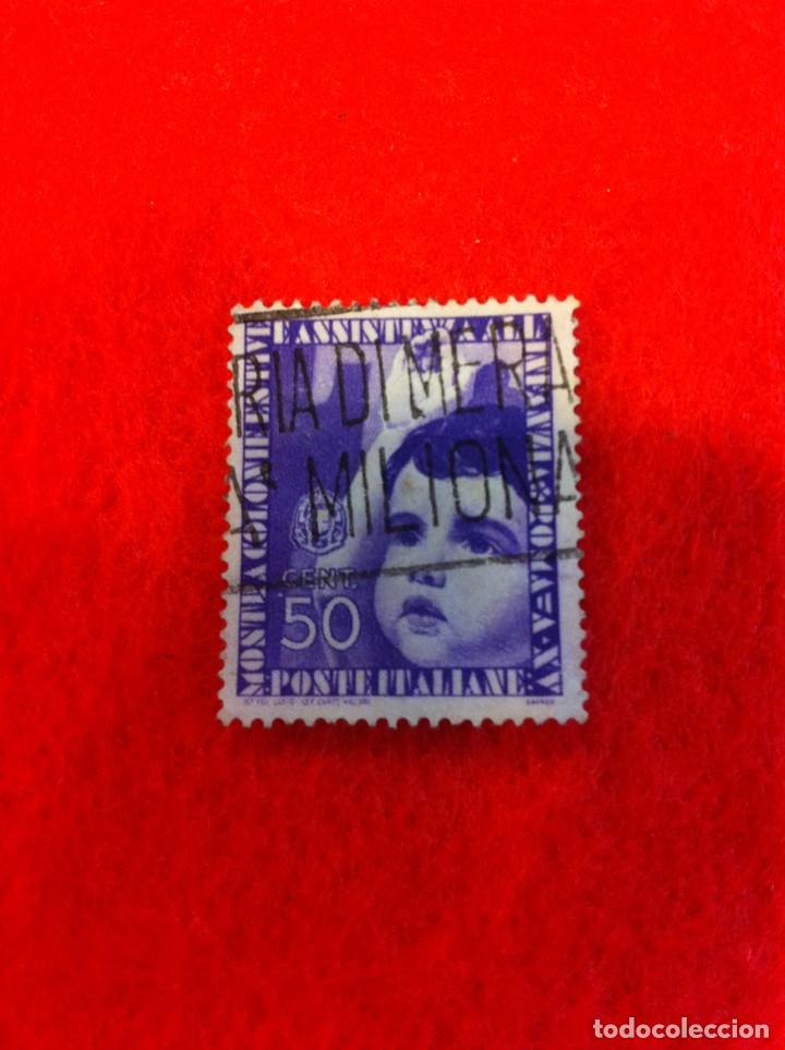 Sellos: SELLO. 1 SELLO USADO. 50 CENT. POSTE ITALIANE. MOSTRA...