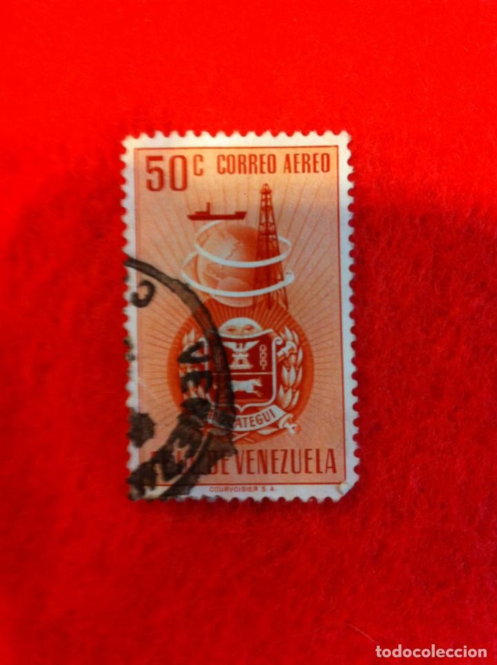 Sellos: SELLO. 1 SELLO USADO. E.E.U.U. DE VENEZUELA. 50 C&Eacute;NTIMOS.