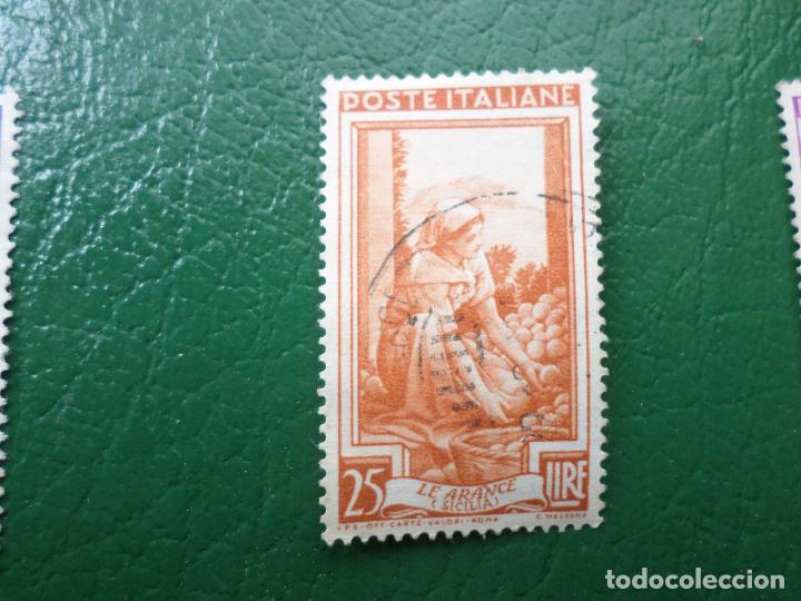 Timbres: -italia, 1950, trabajadores, Yvert 581