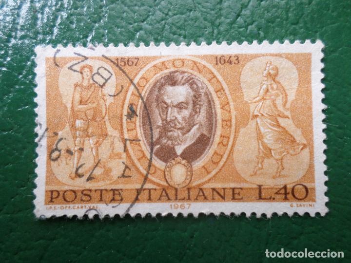 Timbres: -italia, 1967, 4 centenario de claudio monteverdi, Yvert 970