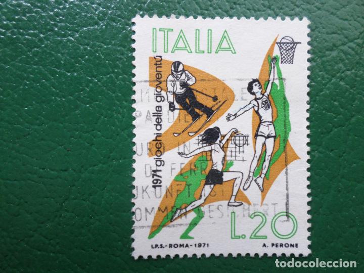 Timbres: -italia, 1971, juegos deportivos de la juventud, Yvert 1078