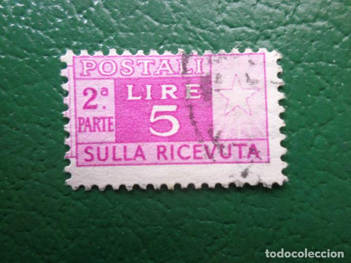 Timbres: -italia, 1946, Yvert 58 paquete postal