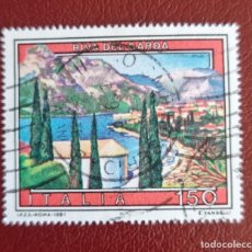Sellos: SELLOS USADOS ITALIA 1981 TURISMO TOURIST- RIVA DEL GARDA