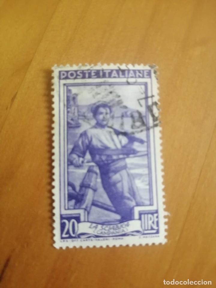 Briefmarken: ITALIA - LA SCIABICA (CAMPANIA) - VALOR FACIAL 20 LIRE