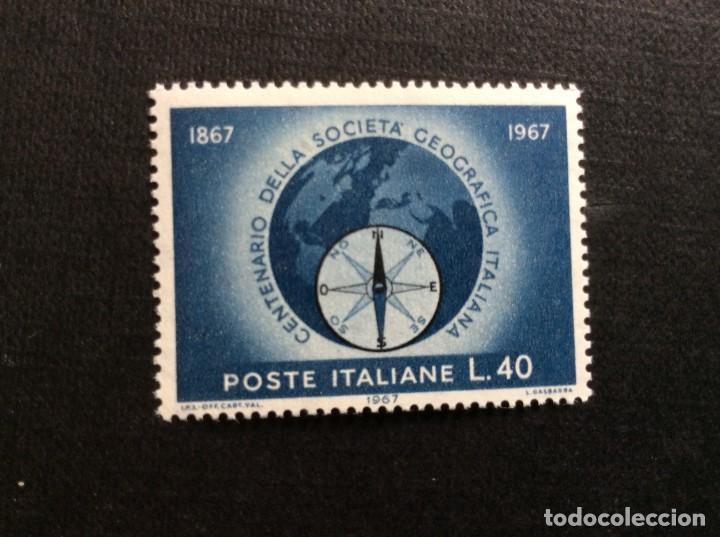 Briefmarken: ITALIA N&ordm; YVERT 960*** A&Ntilde;O 1967. CENTENARIO SOCIEDAD NACIONAL DE GEOGRAFIA