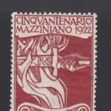 Sellos: ITALIA, 1922 YVERT Nº 122 /**/, SIN FIJASELLOS