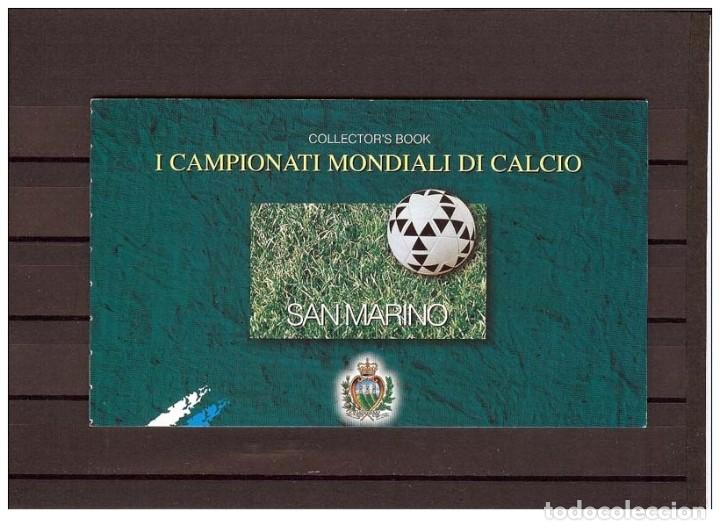 Timbres: San Marino 1998 - Campionati mondiali di calcio Collector`s book mnh**