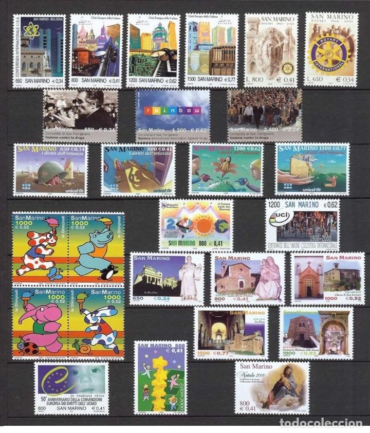 Timbres: San Marino 2000 - Annata completa (complete year) mnh**