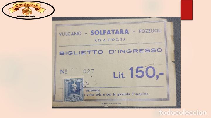 Timbres: O) ITALY, INCOME TAX. ENTRANCE TICKET,&nbsp;SULFATARA,&nbsp;INDUSTRY AND COMMERCE TAX REVENUE, FINE