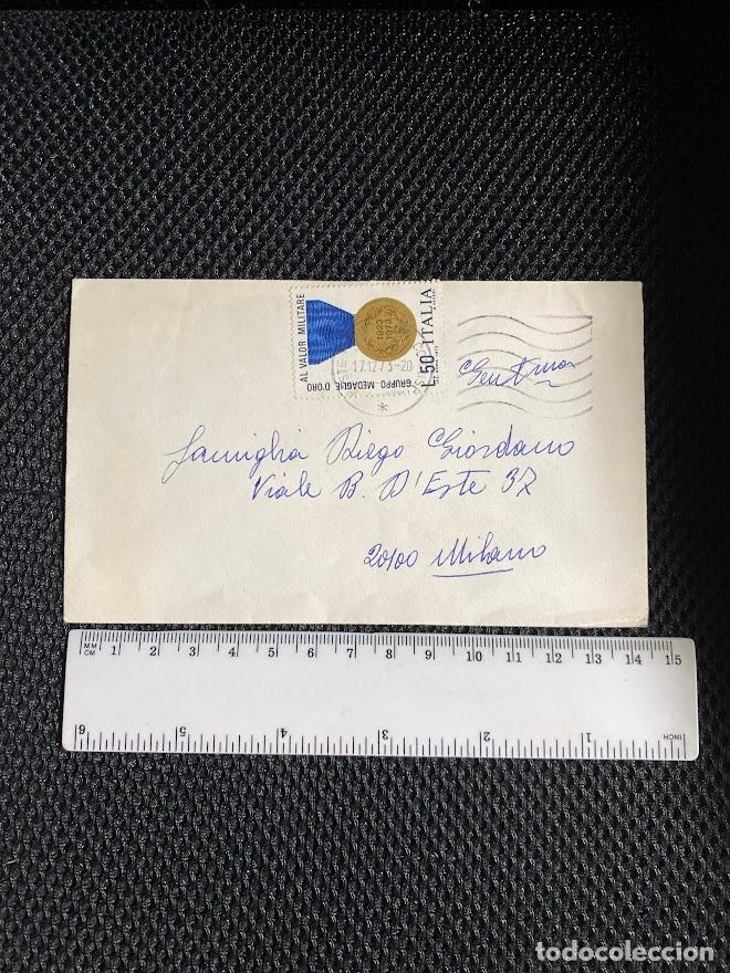Briefmarken: Busta con francobollo L.50 Medaglia d'oro al valore militare 1973 Rep.Italiana - Rep. Italiana