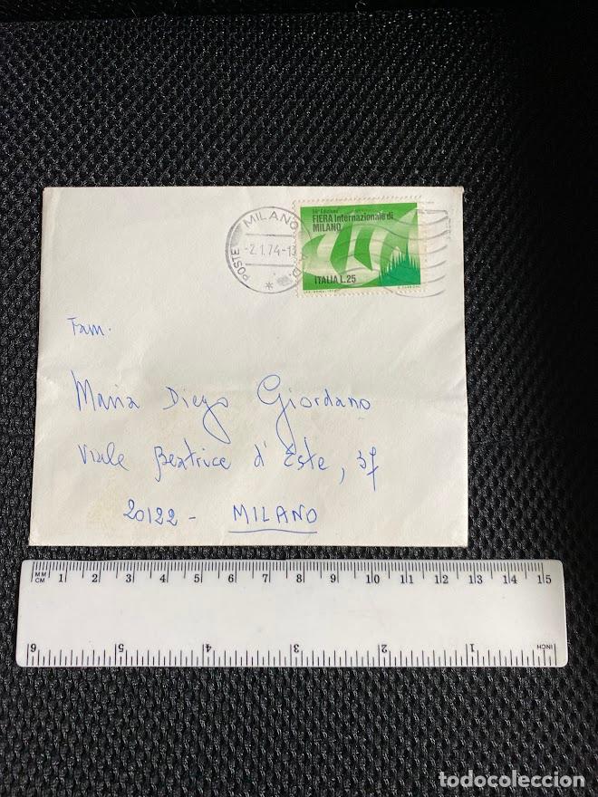 Briefmarken: Busta con francobollo L.25 Fiera int. Milano 1972 Rep. Italiana - Rep. Italiana