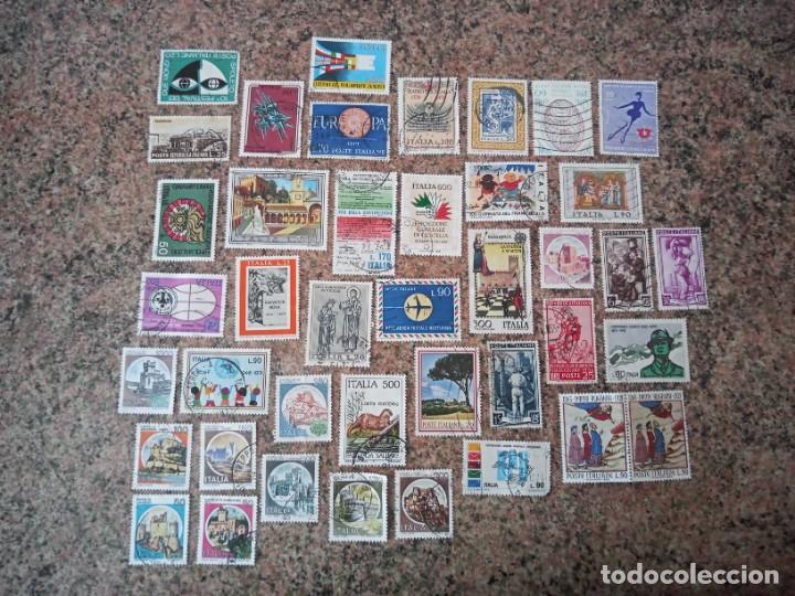 Briefmarken: LOTE DE SELLOS ANTIGUOS DE LA REPUBLICA ITALIANA