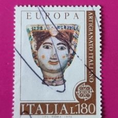 Sellos: SELLOS USADOS ITALIA 1976 - EUROPA CEPT - CERÁMICA. Lote 366291201