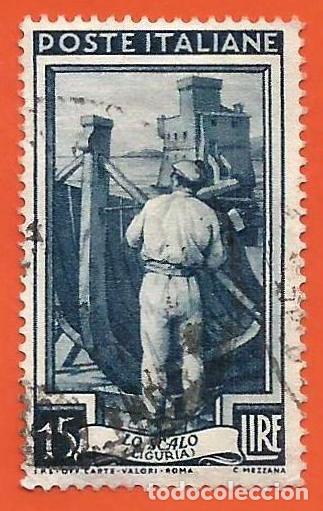 Sellos: ITALIA. 1950. CONSTRUCTOR DE BARCOS. LIGURIA - Foto 1