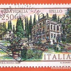 Sellos: ITALIA. 1983. VILLA FIDELIA. SPELLO. Lote 366799816
