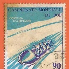 Sellos: ITALIA. 1966. CAMPEONATO MUNDIAL DE BOBLEIGH. Lote 366806986