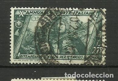 Sellos: ITALIA-1932- USADO - Foto 1